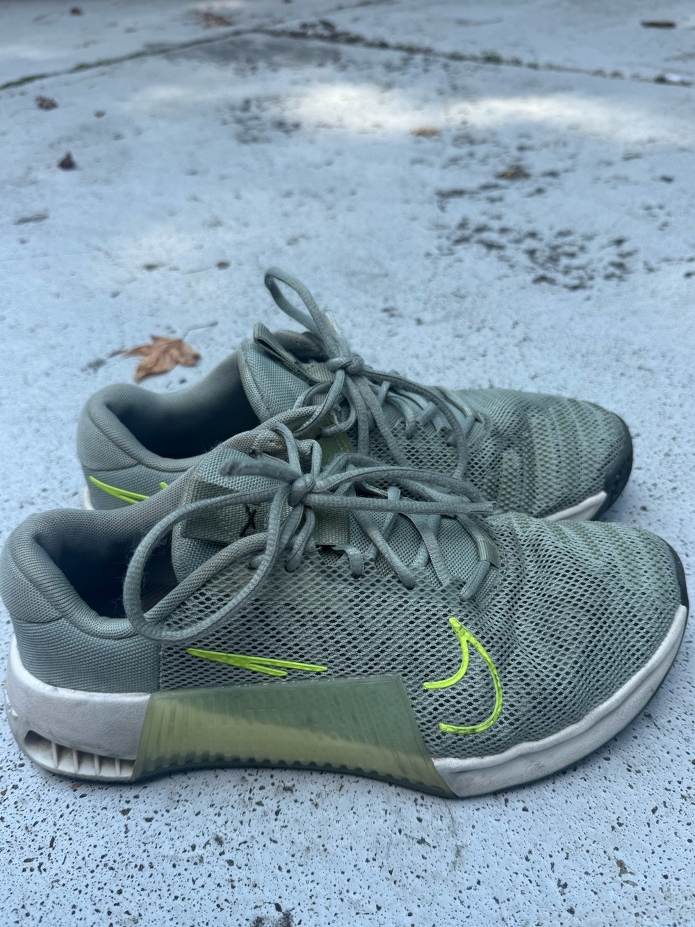 Nike Sage Green Metcon size 10 women’s